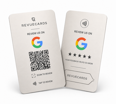 Premium Metal Review Card
