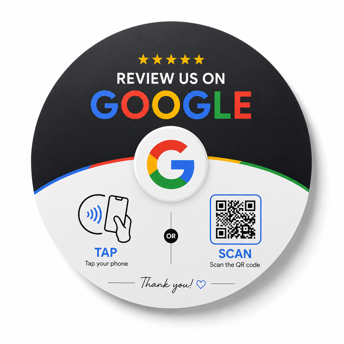 Adhesive Review Tag