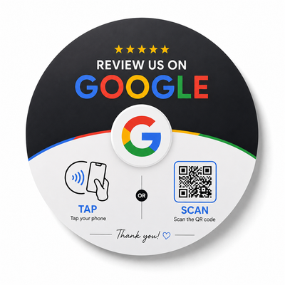 Adhesive Review Tag